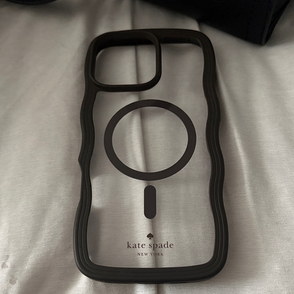 Kate Spade Black and Clear Phone Case